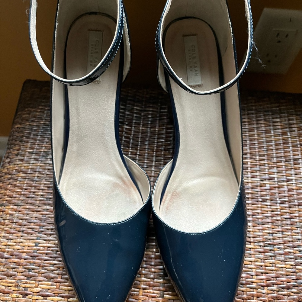 Cole Haan Women's Wedges in Marine Blue - Picture 3 of 5